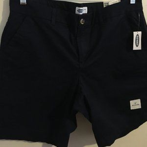 Old Navy Mid-Rise Twill Everyday Bermuda Shorts